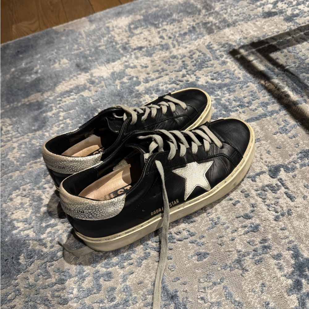 Black golden goose sneakers